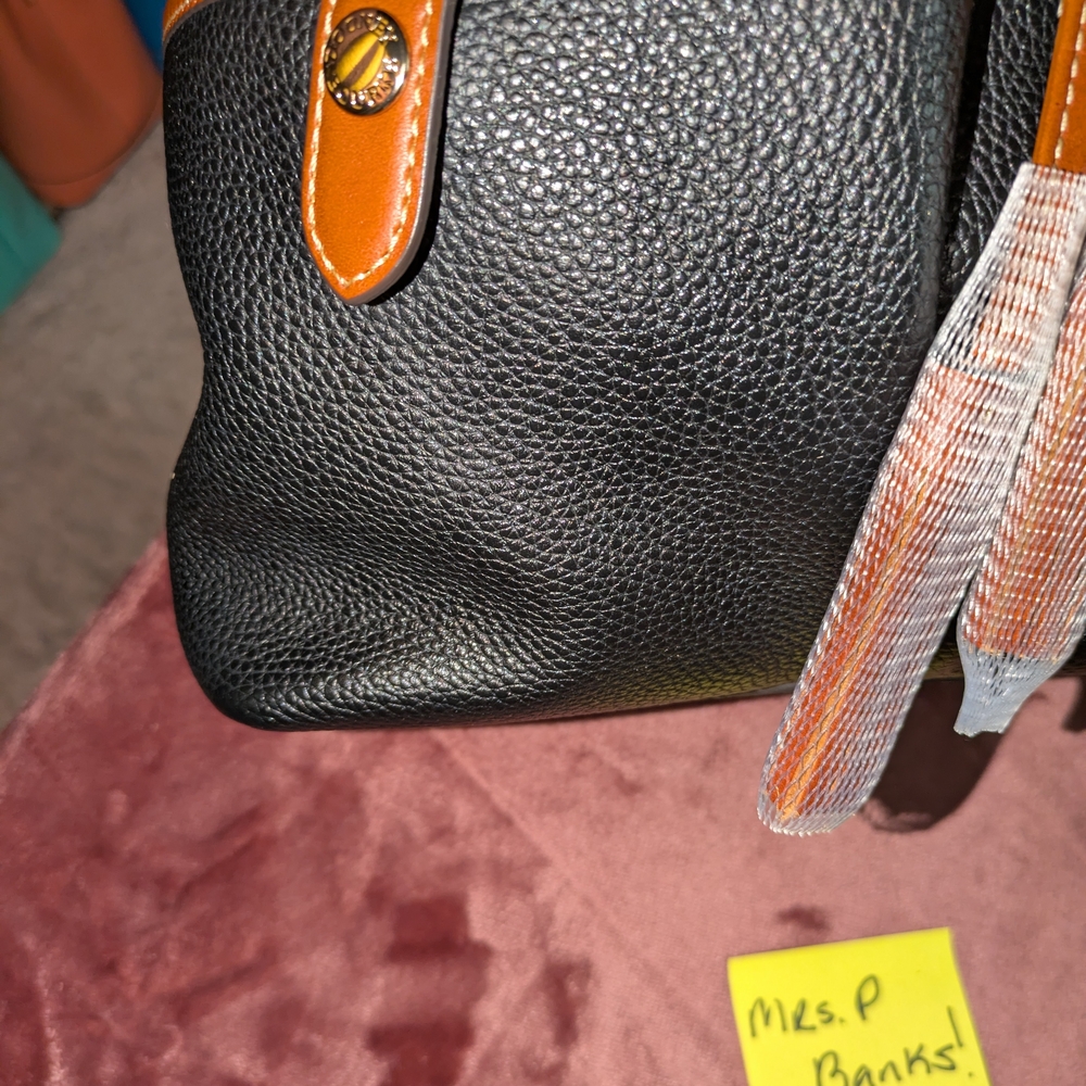 Dooney & Bourke Black and Brown Drawstring Bag - Picture 14 of 16